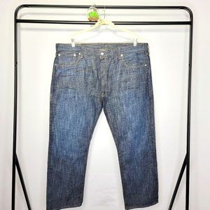Levi's 501 Straight Leg Six Button Raw Denim Jeans